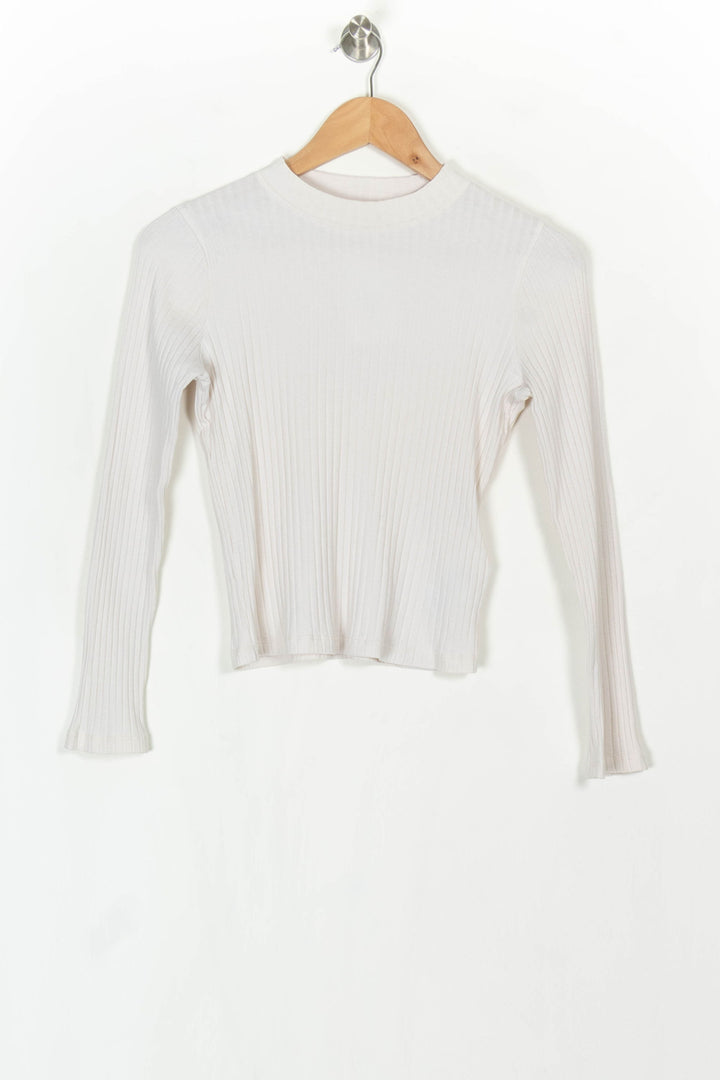Pull Blanc - Taille XS/34 de la marque ba&amp;sh | PARAD121721 - Vendu par Paradigme - Image 2