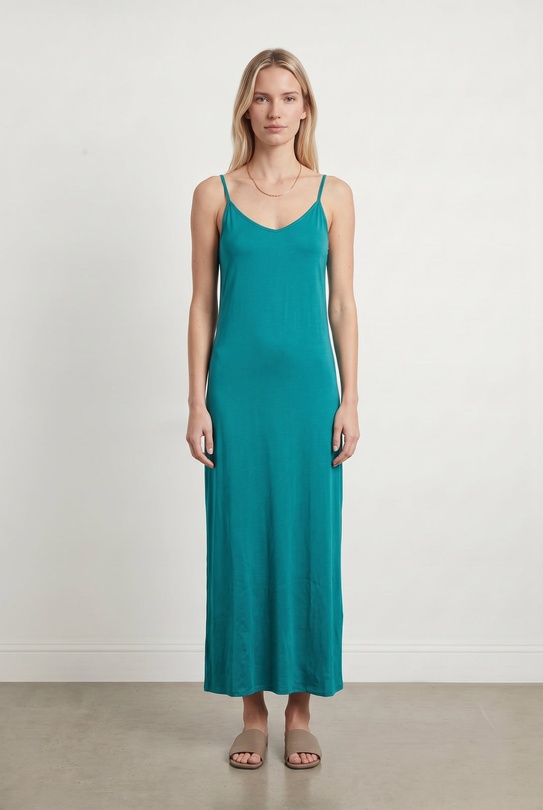 Robe Longue Verte - Taille S/36 de la marque La Fée Maraboutée | PARAD121722 - Vendu par Paradigme - Image 1