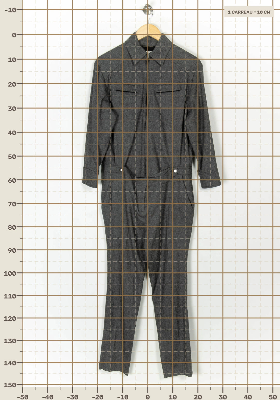 Combinaison Grise - Taille S/36 de la marque ba&amp;sh | PARAD121724 - Vendu par Paradigme - Image 4
