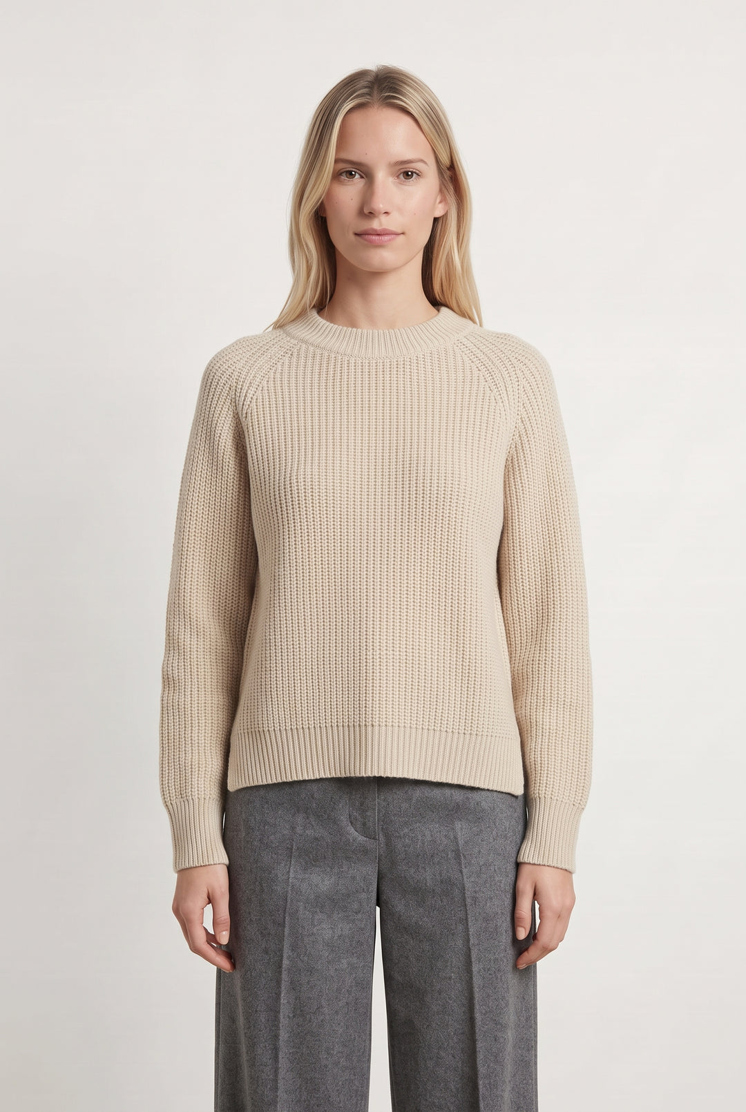 Pull Beige - Taille M/38 de la marque La Fée Maraboutée | PARAD121725 - Vendu par Paradigme - Image 1