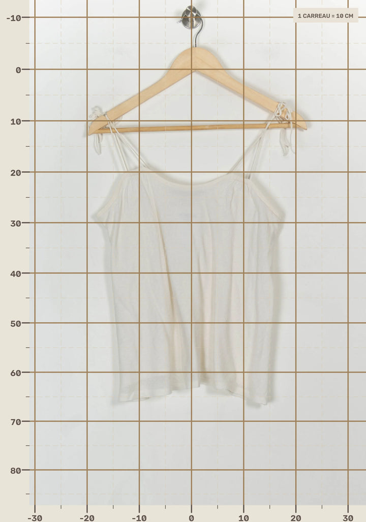 Débardeur Blanc - Taille S/36 de la marque Comptoir des Cotonniers | PARAD121726 - Vendu par Paradigme - Image 4
