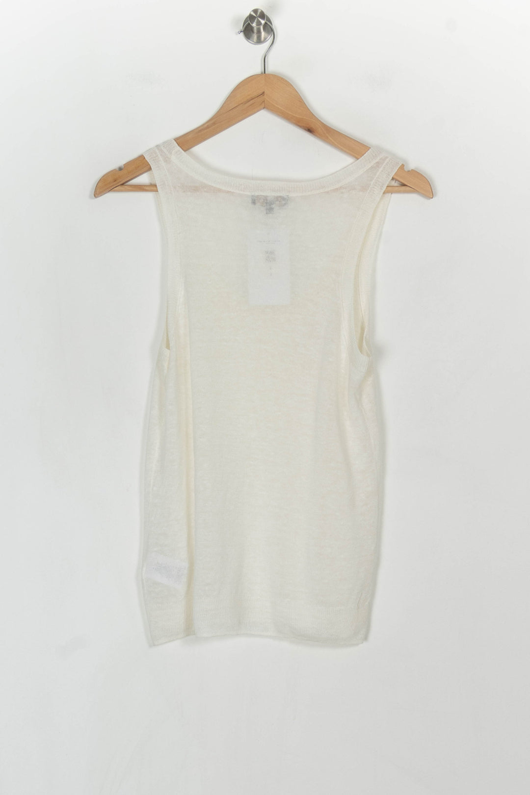 Débardeur Blanc - Taille XS/34 de la marque Caroll | PARAD121730 - Vendu par Paradigme - Image 5