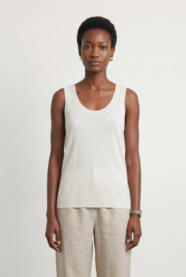 Débardeur Blanc - Taille XS/34 de la marque Caroll | PARAD121730 - Vendu par Paradigme - Image 1