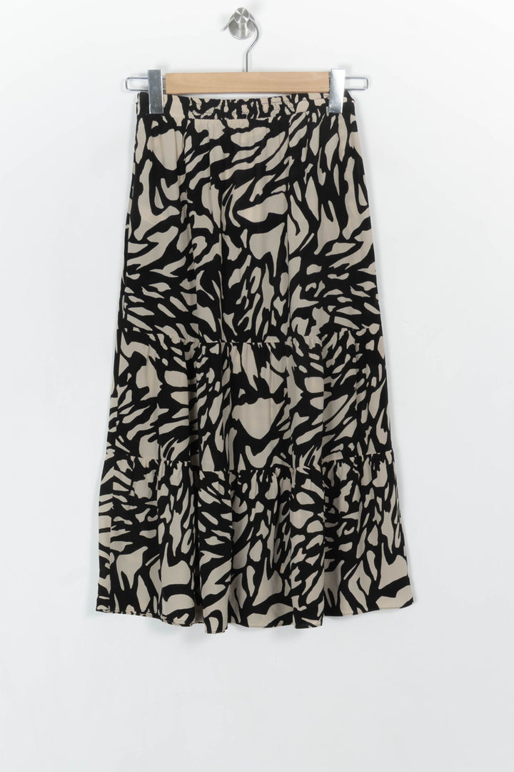 Jupe Longue Noire et Beige - Taille XS/34 de la marque ba&amp;sh | PARAD121732 - Vendu par Paradigme - Image 5