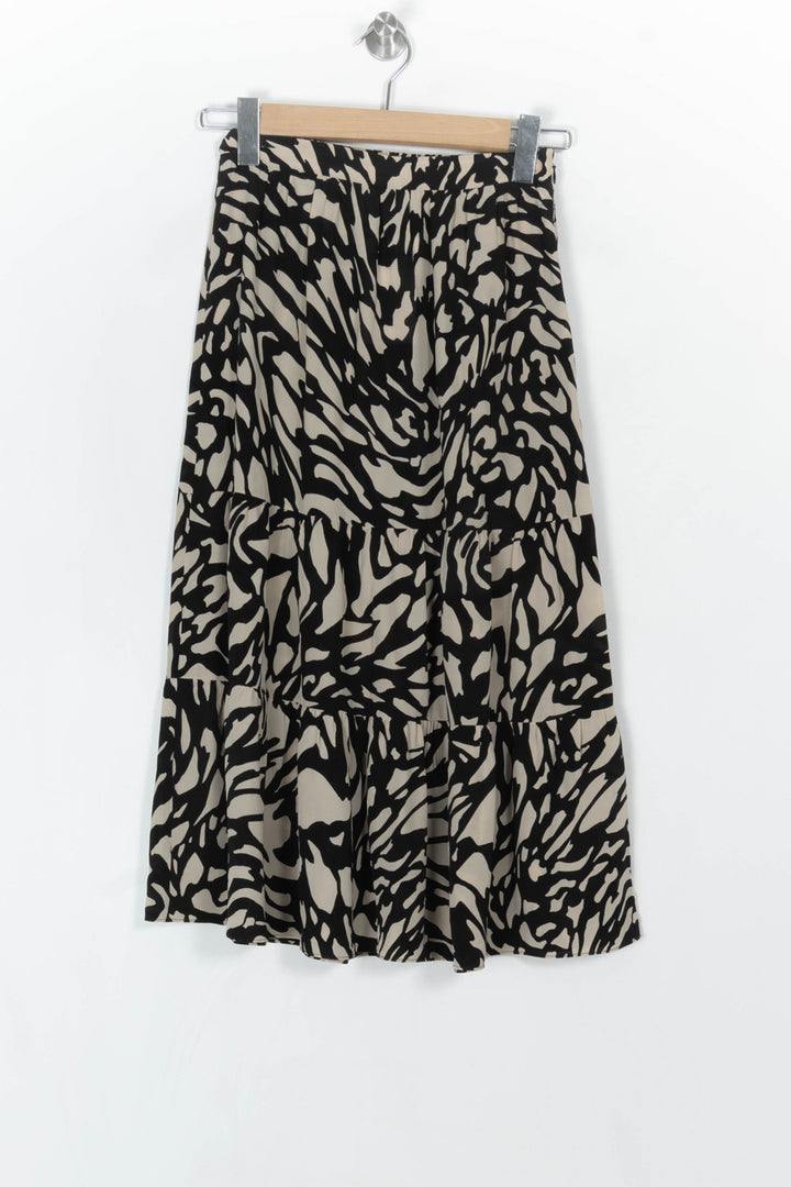 Jupe Longue Noire et Beige - Taille XS/34 de la marque ba&amp;sh | PARAD121732 - Vendu par Paradigme - Image 2