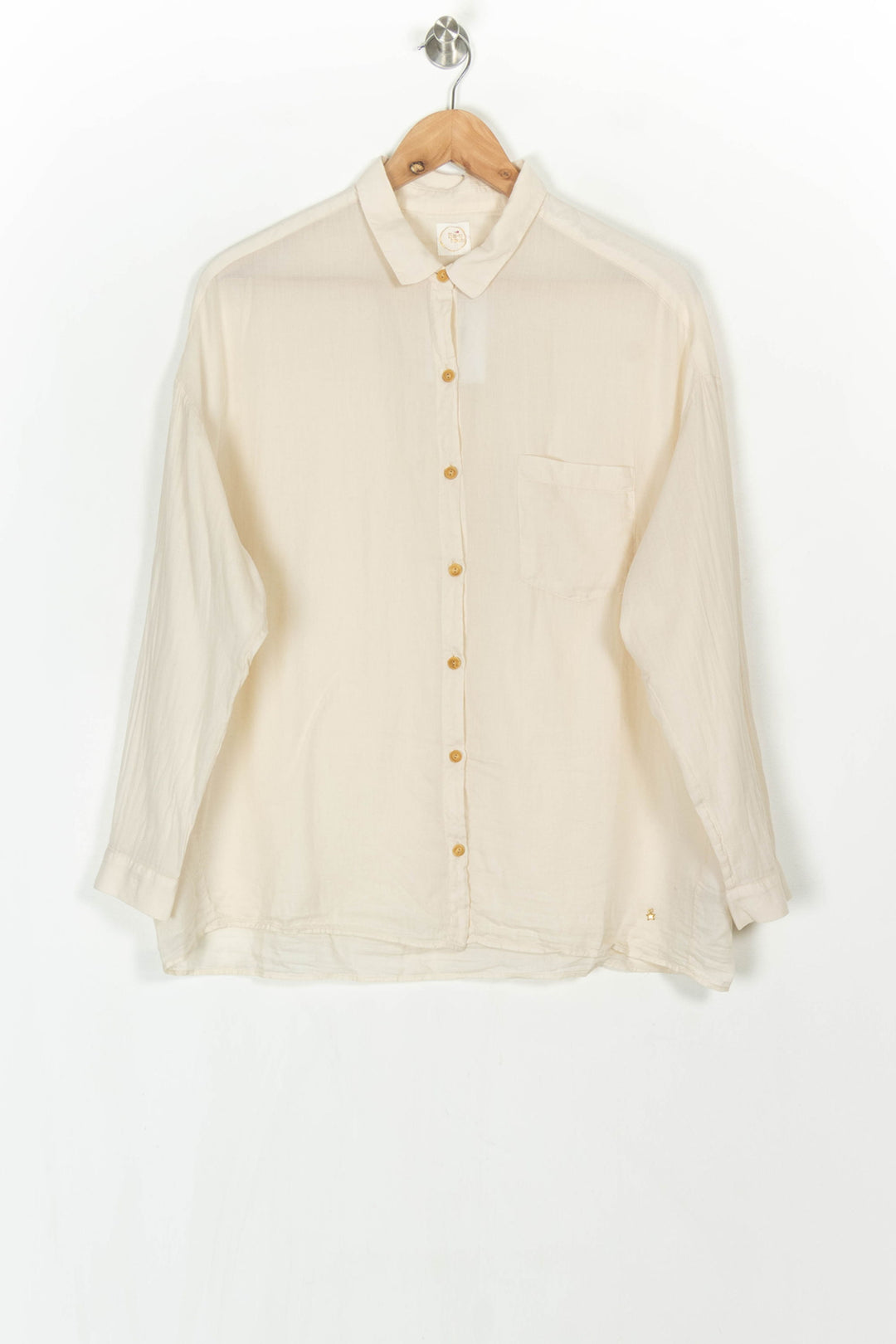 Chemise Beige - Taille S/36 de la marque Des petits hauts | PARAD121733 - Vendu par Paradigme - Image 2