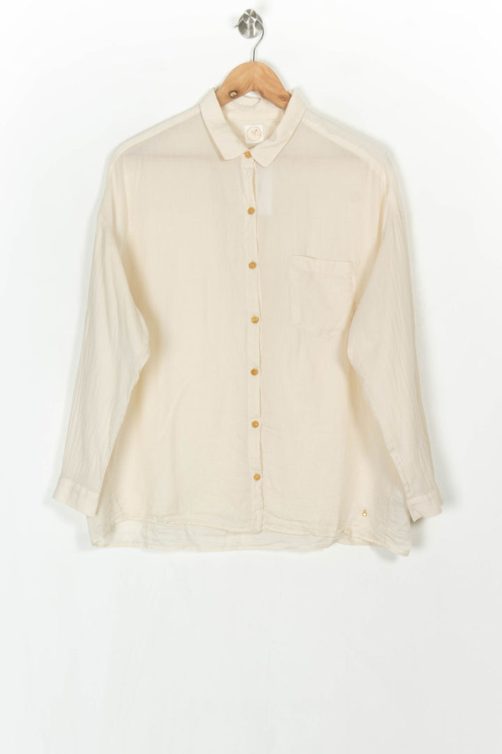 Chemise Beige - Taille S/36 de la marque Des petits hauts | PARAD121733 - Vendu par Paradigme - Image 2