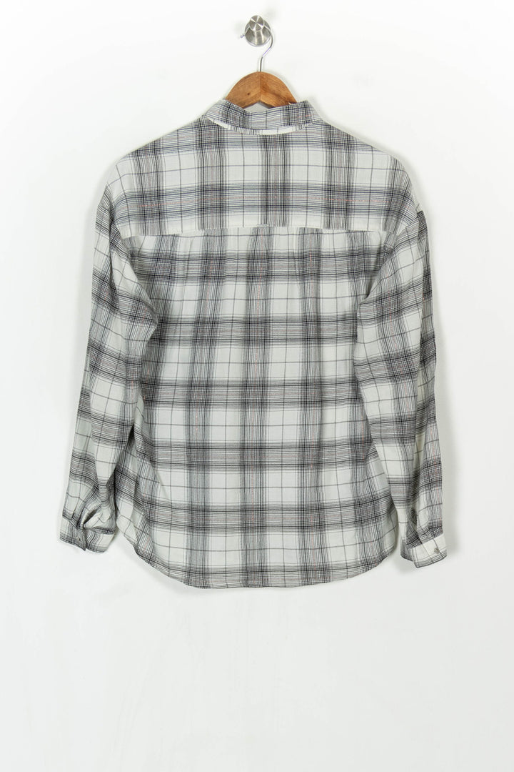 Chemise À Carreaux Grise - Taille M/38 de la marque IKKS | PARAD121734 - Vendu par Paradigme - Image 5