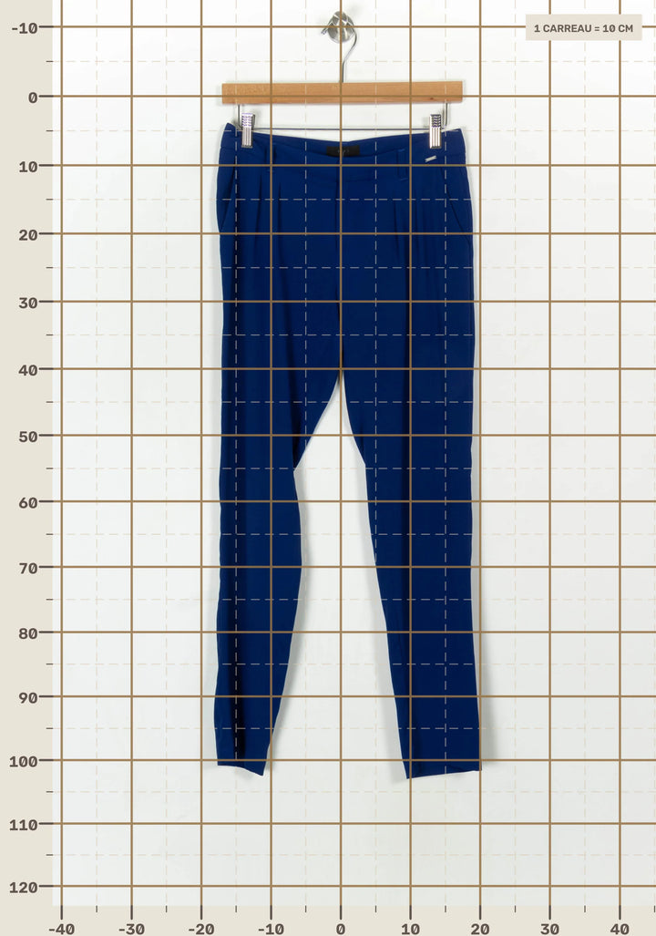 Pantalon Bleu - Taille S/36 de la marque IKKS | PARAD121735 - Vendu par Paradigme - Image 4