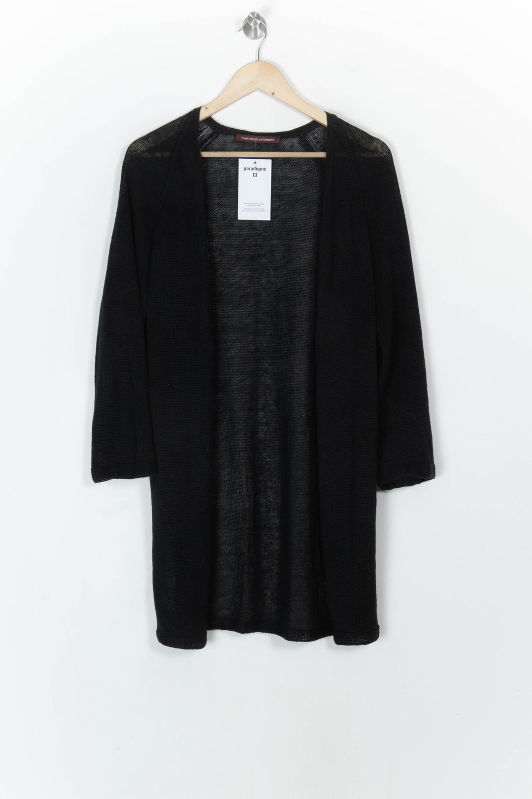 Cardigan Noir - Taille M/38 de la marque Comptoir des Cotonniers | PARAD121738 - Vendu par Paradigme - Image 2