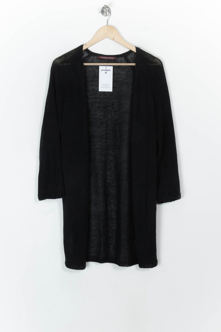 Cardigan Noir - Taille M/38 de la marque Comptoir des Cotonniers | PARAD121738 - Vendu par Paradigme - Image 2