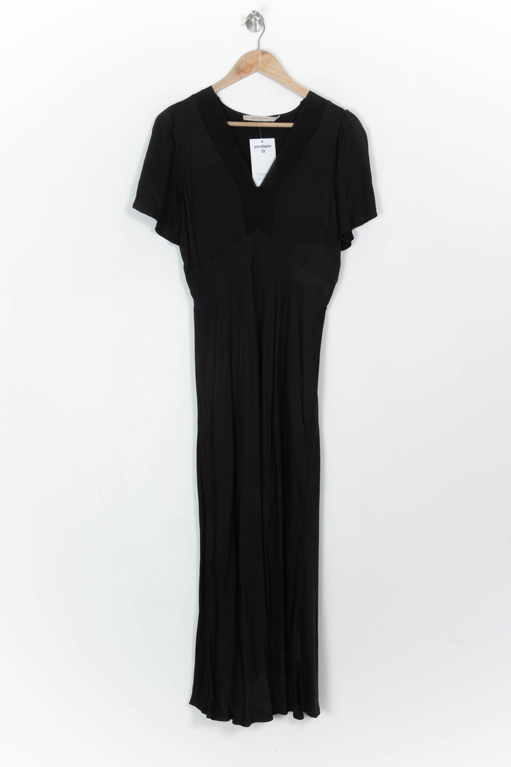 Robe Longue Noire - Taille L/40 de la marque La Fée Maraboutée | PARAD121741 - Vendu par Paradigme - Image 2