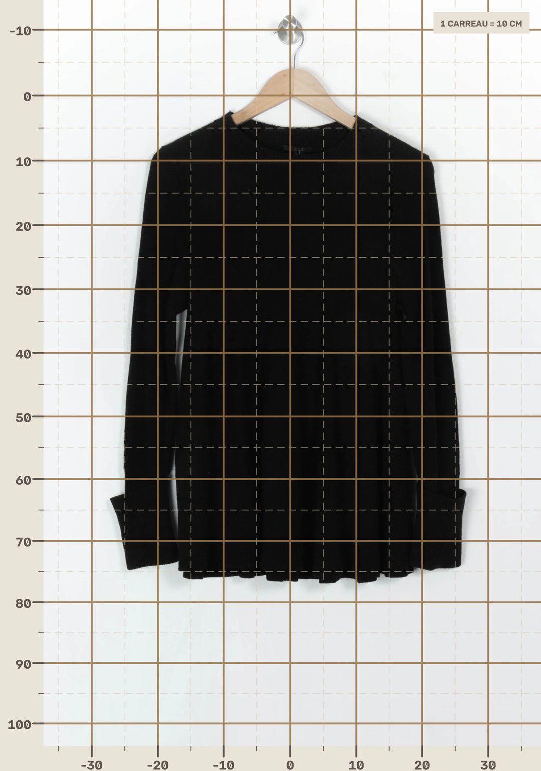 Pull Noir - Taille S/36 de la marque COS | PARAD121742 - Vendu par Paradigme - Image 4