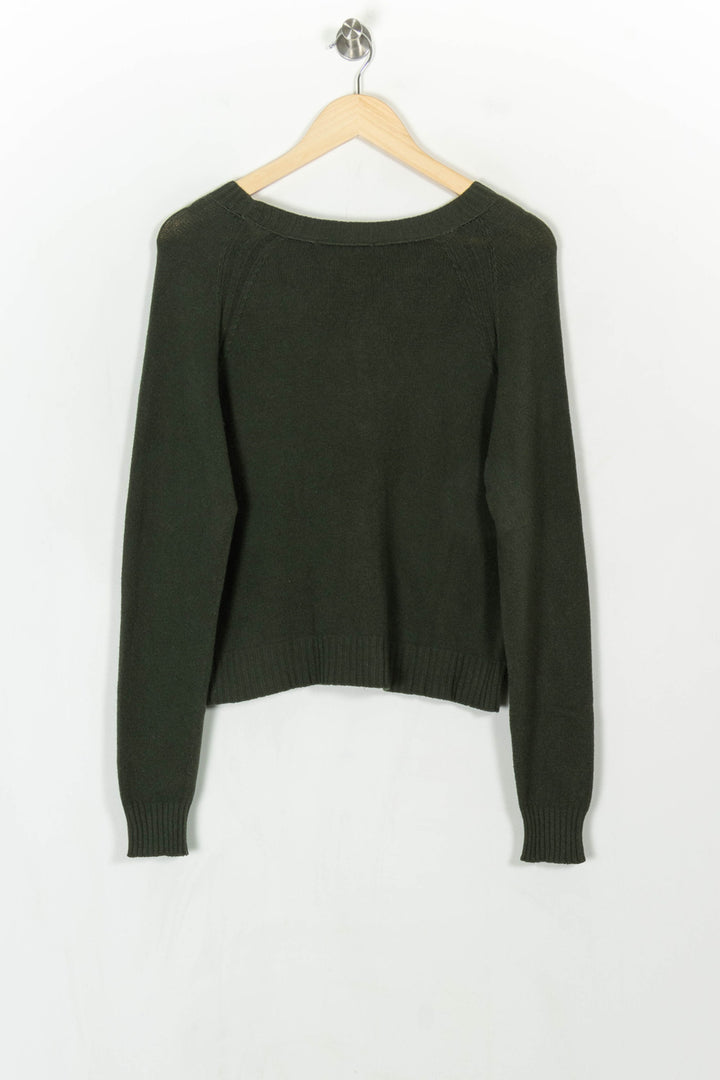 Cardigan Vert - Taille S/36 de la marque La Fée Maraboutée | PARAD121743 - Vendu par Paradigme - Image 5