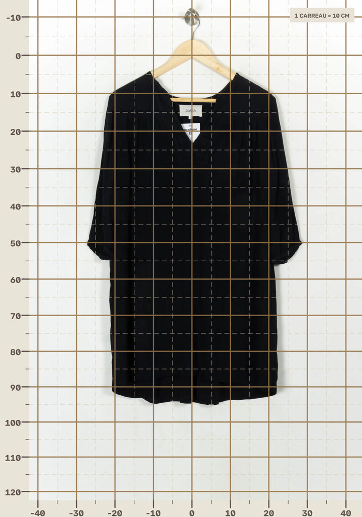 Robe Courte Bleue - Taille XS/34 de la marque ba&amp;sh | PARAD121745 - Vendu par Paradigme - Image 4
