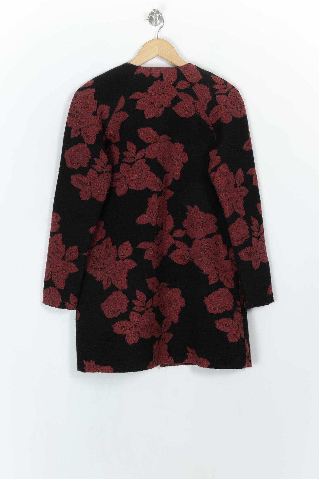 Manteau Noir et Bordeaux - Taille S/36 de la marque La Fée Maraboutée | PARAD121747 - Vendu par Paradigme - Image 5