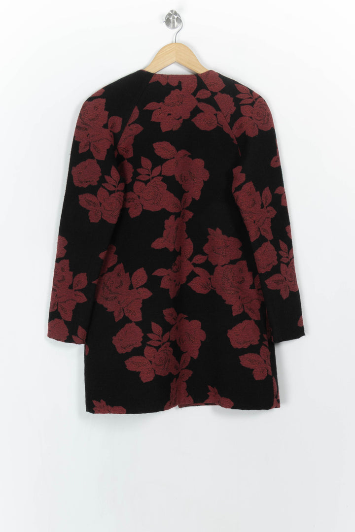 Manteau Noir et Bordeaux - Taille S/36 de la marque La Fée Maraboutée | PARAD121747 - Vendu par Paradigme - Image 5