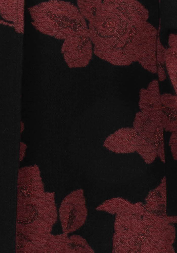 Manteau Noir et Bordeaux - Taille S/36 de la marque La Fée Maraboutée | PARAD121747 - Vendu par Paradigme - Image 3