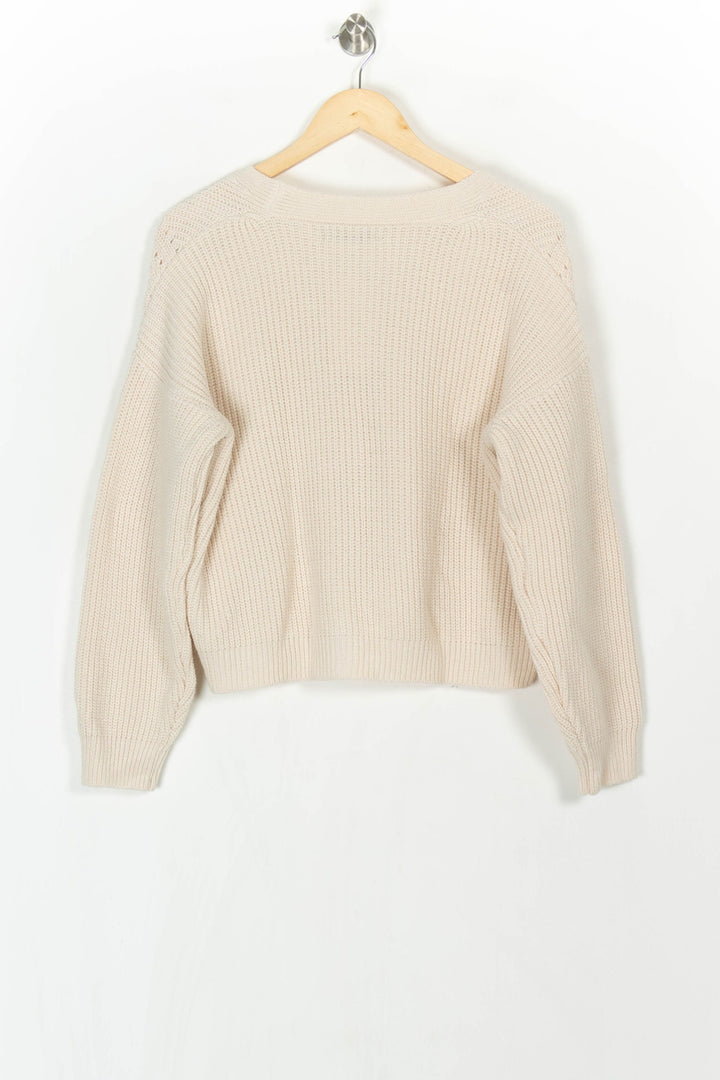 Cardigan Beige - Taille S/36 de la marque La Fée Maraboutée | PARAD121749 - Vendu par Paradigme - Image 5
