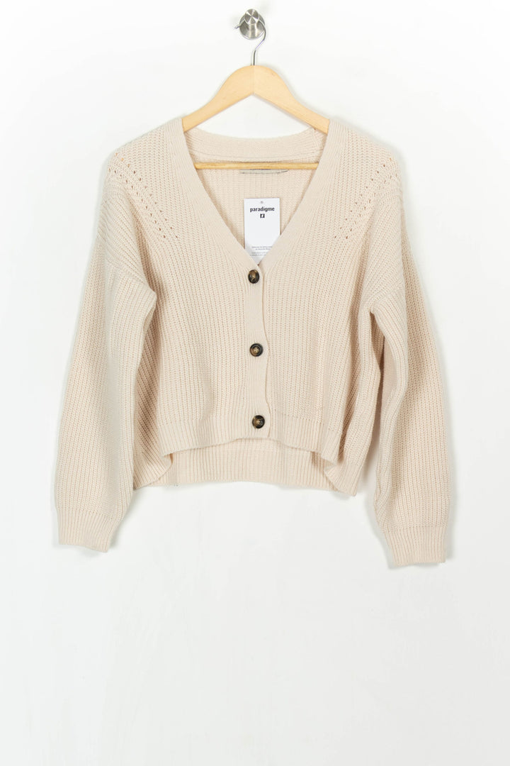 Cardigan Beige - Taille S/36 de la marque La Fée Maraboutée | PARAD121749 - Vendu par Paradigme - Image 2