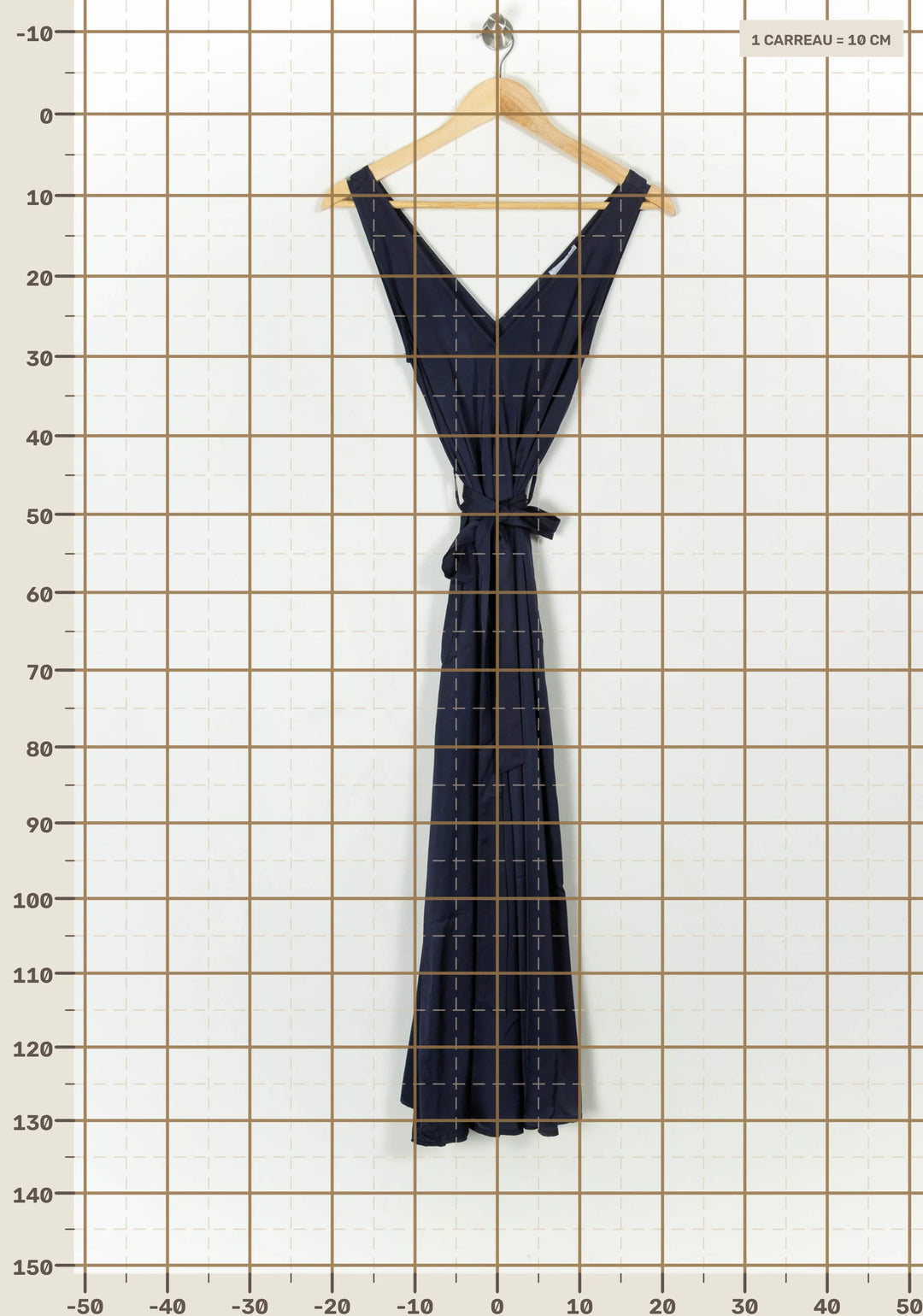 Robe Longue Bleue - Taille S/36 de la marque FRNCH | PARAD121750 - Vendu par Paradigme - Image 4