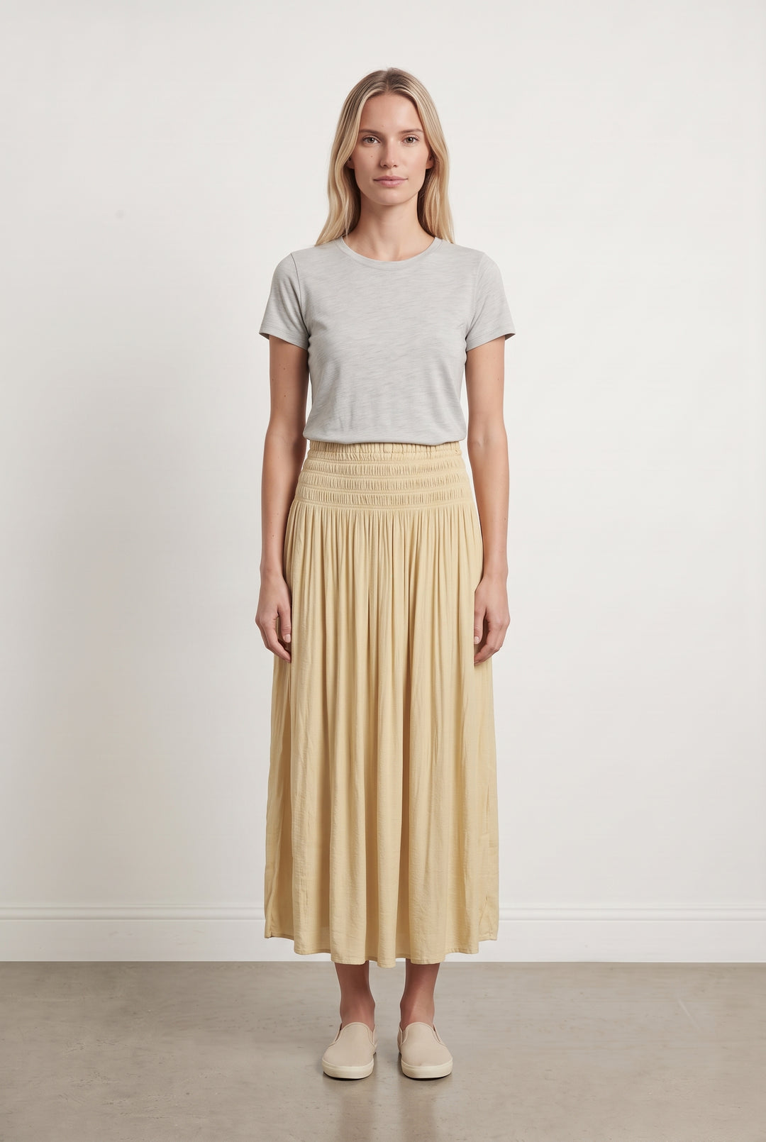 Jupe Longue Beige - Taille XS/34 de la marque Vanessa Bruno | PARAD121751 - Vendu par Paradigme - Image 1