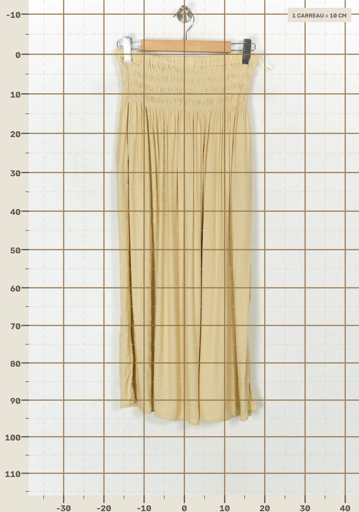 Jupe Longue Beige - Taille XS/34 de la marque Vanessa Bruno | PARAD121751 - Vendu par Paradigme - Image 4