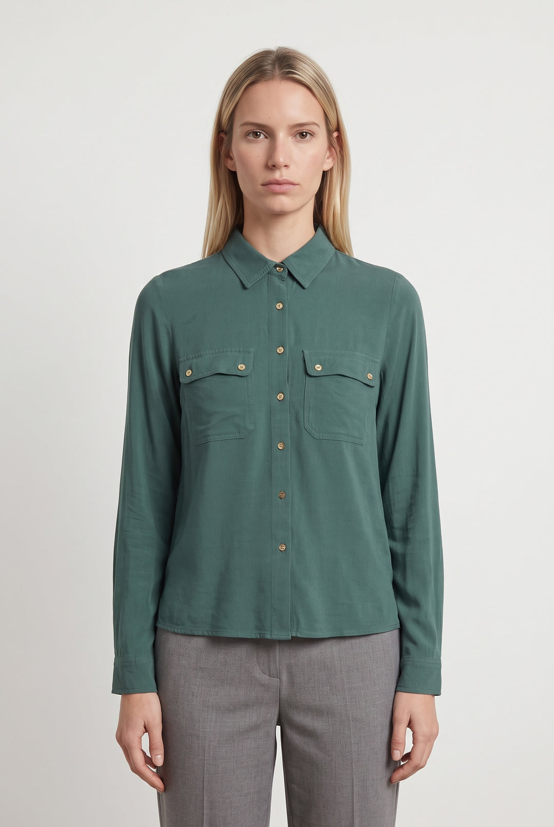 Chemise Verte - Taille S/36 de la marque Grace &amp; Mila | PARAD121752 - Vendu par Paradigme - Image 1