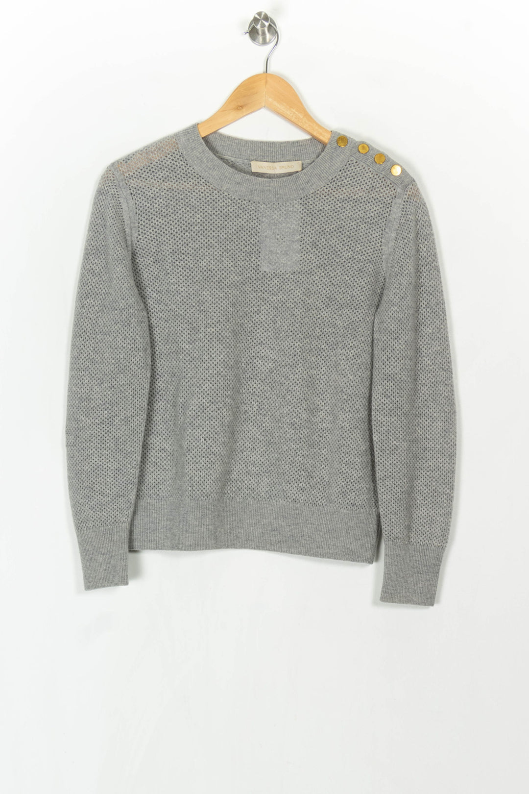 Pull Gris - Taille XS/34 de la marque Vanessa Bruno | PARAD121754 - Vendu par Paradigme - Image 2