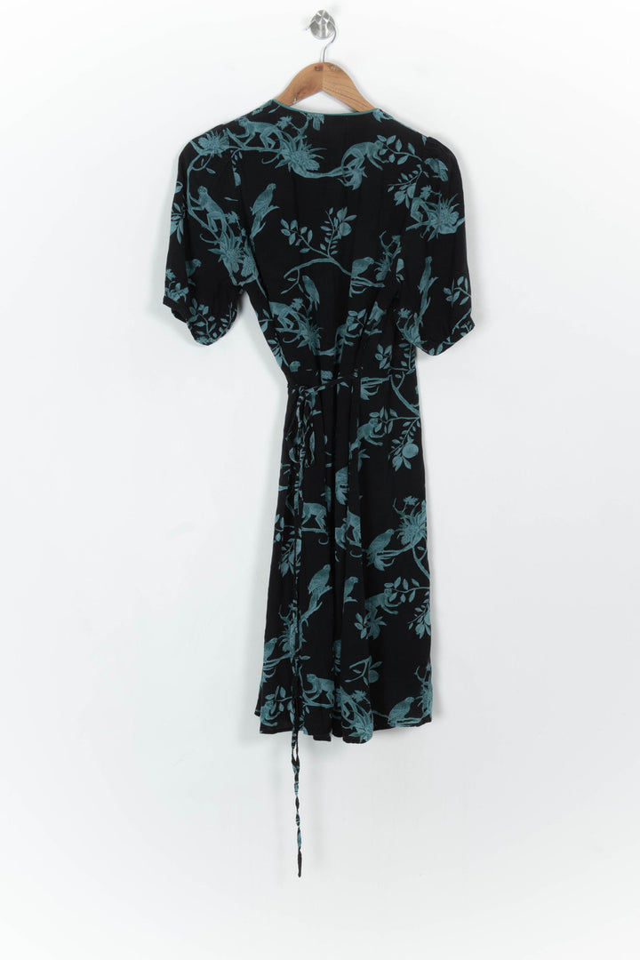 Robe Noire et Verte - Taille L/40 de la marque La Fée Maraboutée | PARAD121757 - Vendu par Paradigme - Image 5