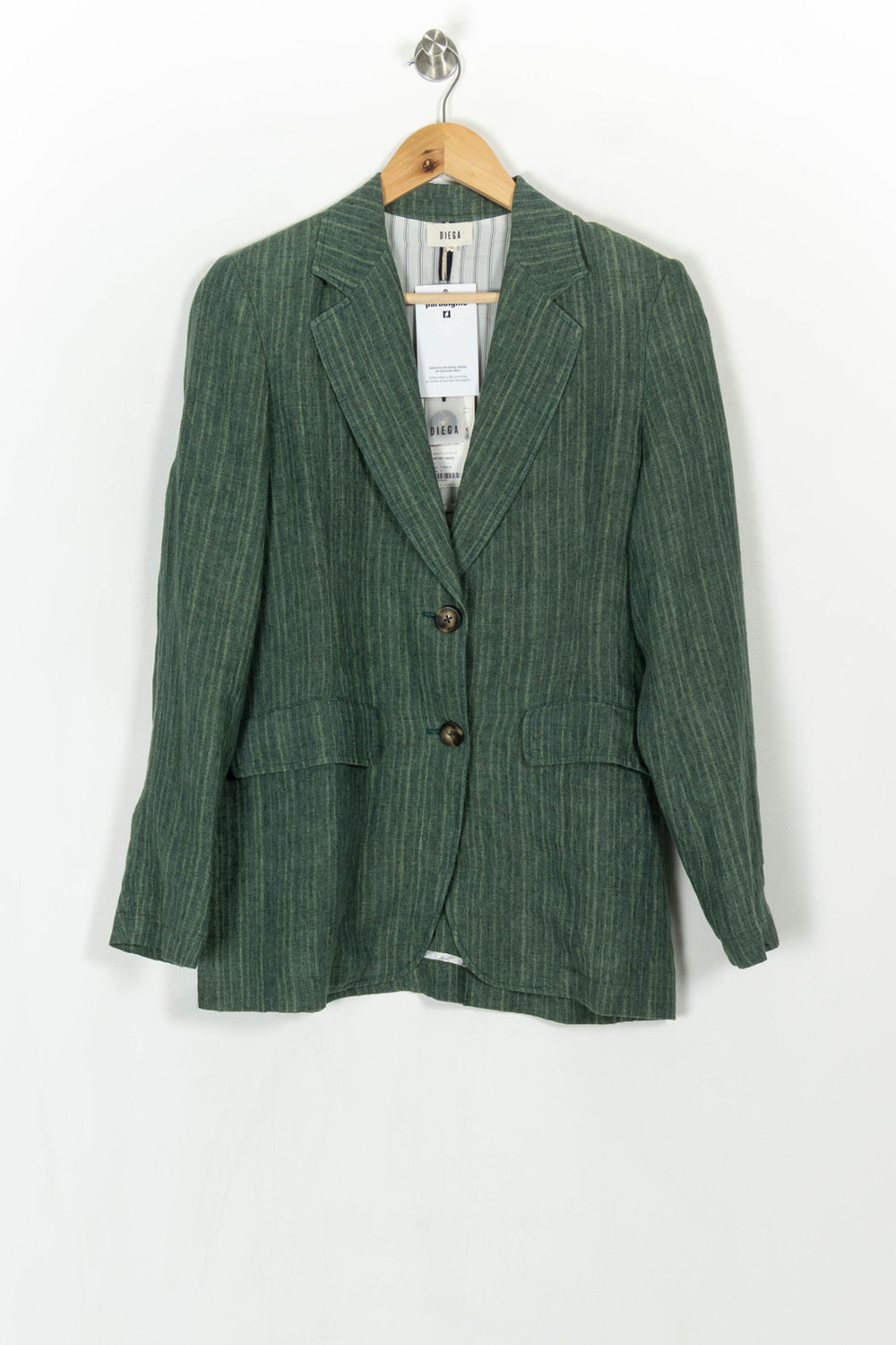 Blazer Vert - Taille M/38 de la marque Diega | PARAD121760 - Vendu par Paradigme - Image 2