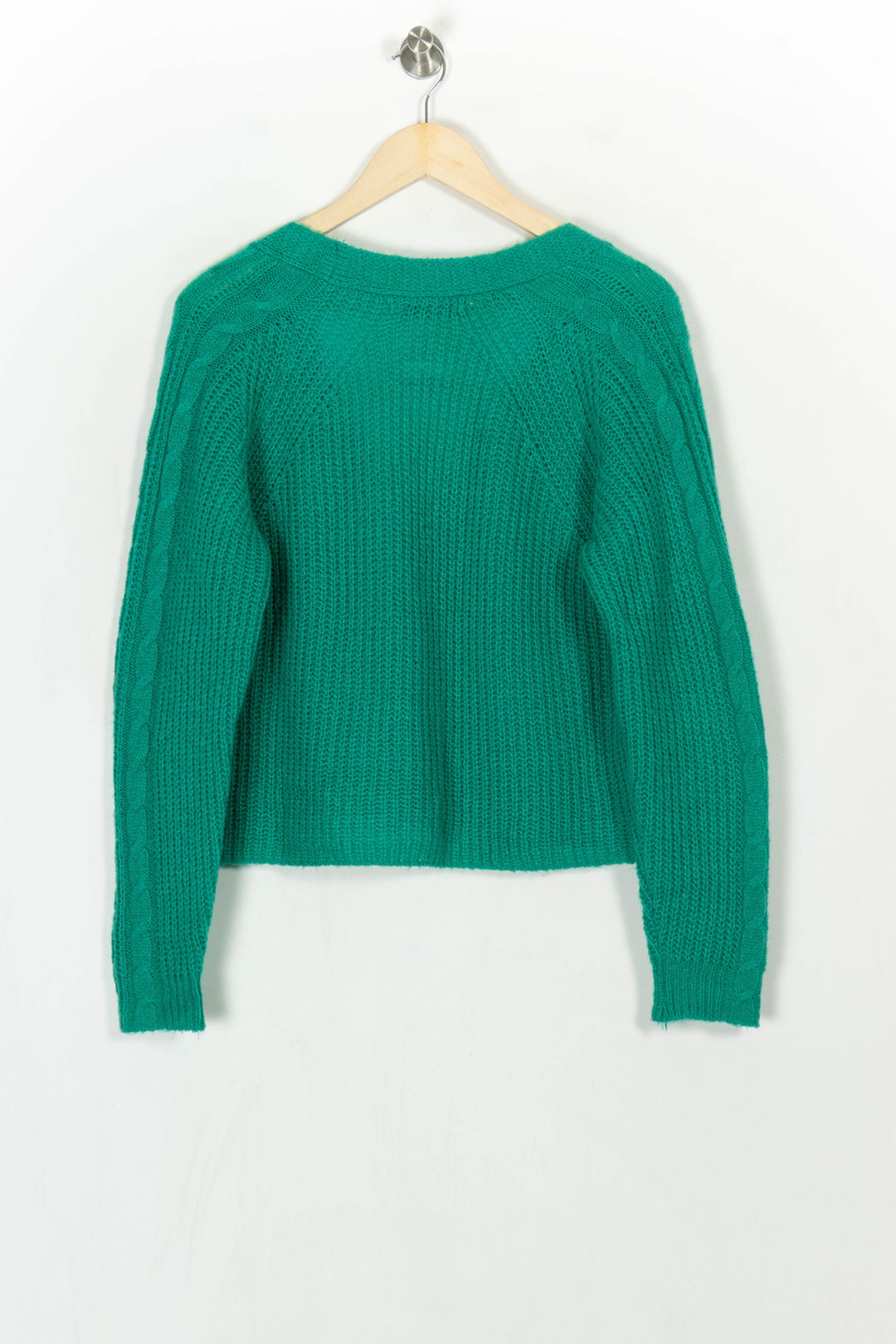 Cardigan Vert - Taille S/36 de la marque La Fée Maraboutée | PARAD121761 - Vendu par Paradigme - Image 5