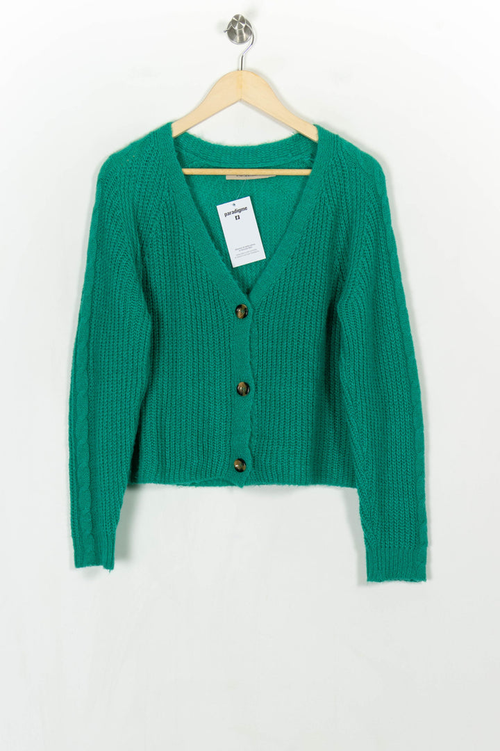 Cardigan Vert - Taille S/36 de la marque La Fée Maraboutée | PARAD121761 - Vendu par Paradigme - Image 2