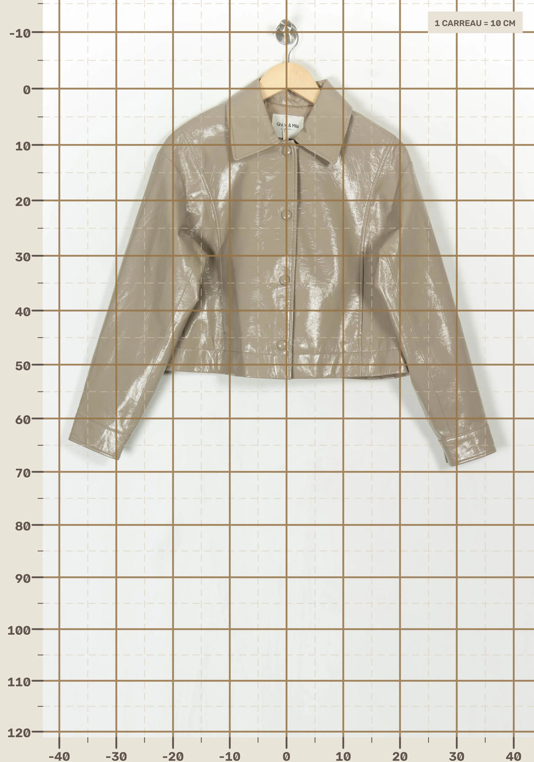 Veste Beige - Taille S/36 de la marque Grace &amp; Mila | PARAD121763 - Vendu par Paradigme - Image 4