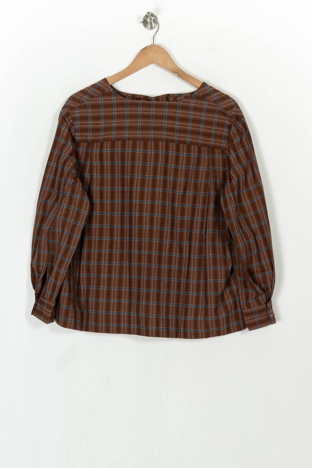 Blouse Marron à Carreaux - Taille S/36 de la marque Soeur | PARAD121765 - Vendu par Paradigme - Image 5