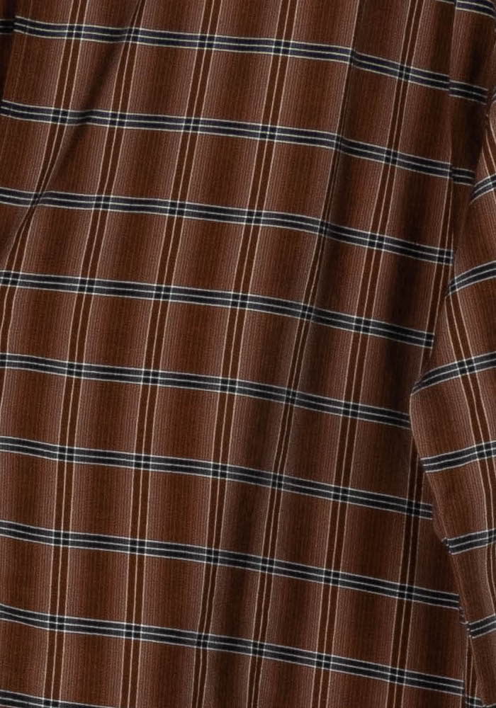 Blouse Marron à Carreaux - Taille S/36 de la marque Soeur | PARAD121765 - Vendu par Paradigme - Image 3
