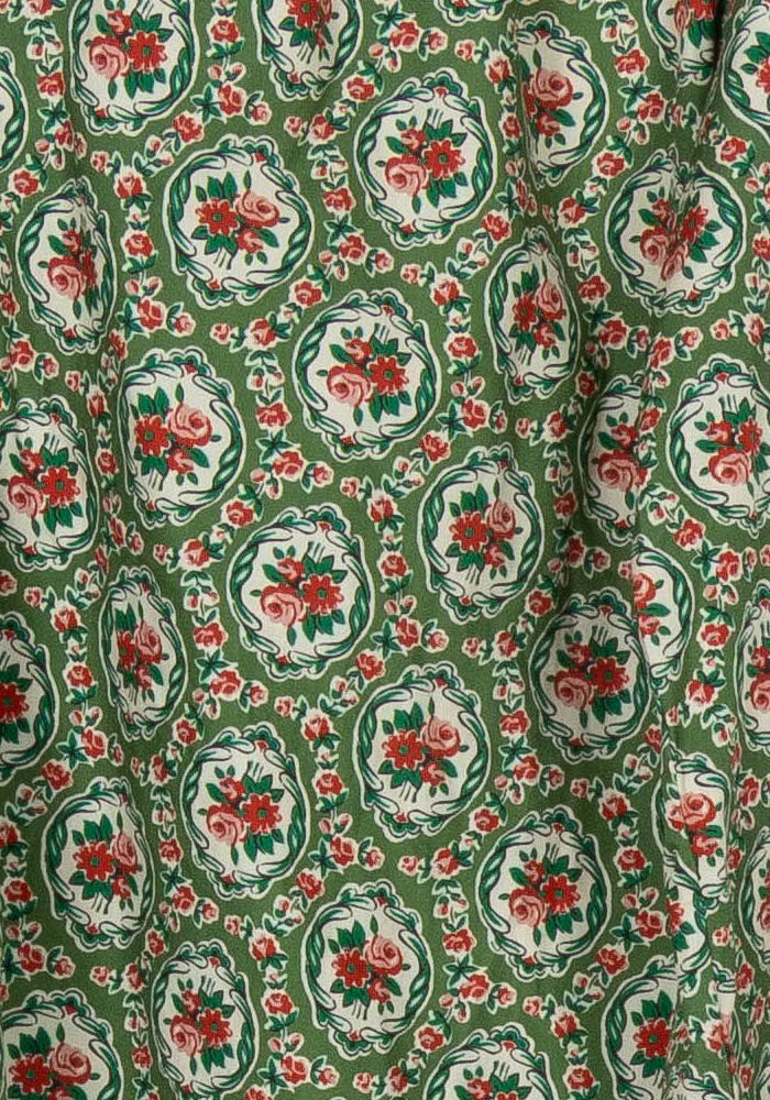 Blouse Verte et Rouge - Taille M/38 de la marque Sézane | PARAD121766 - Vendu par Paradigme - Image 3