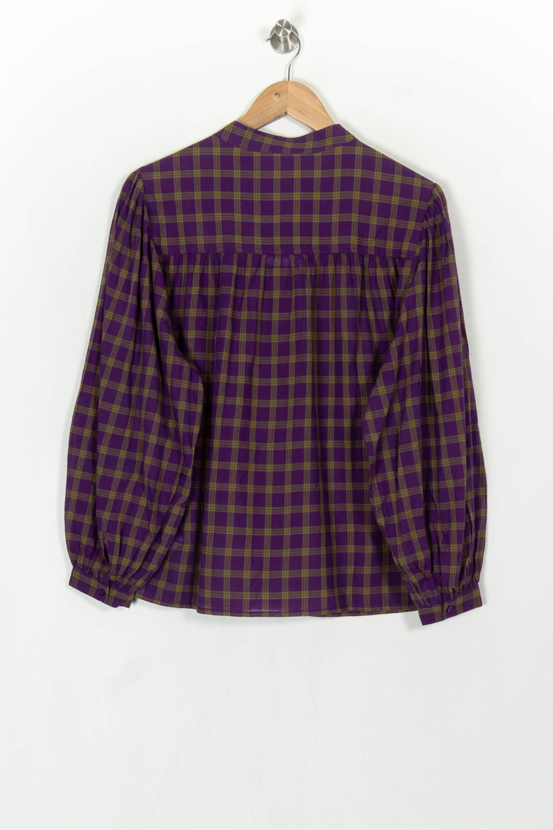 Chemise Violette et Verte - Taille S/36 de la marque Maison 123 | PARAD121767 - Vendu par Paradigme - Image 5