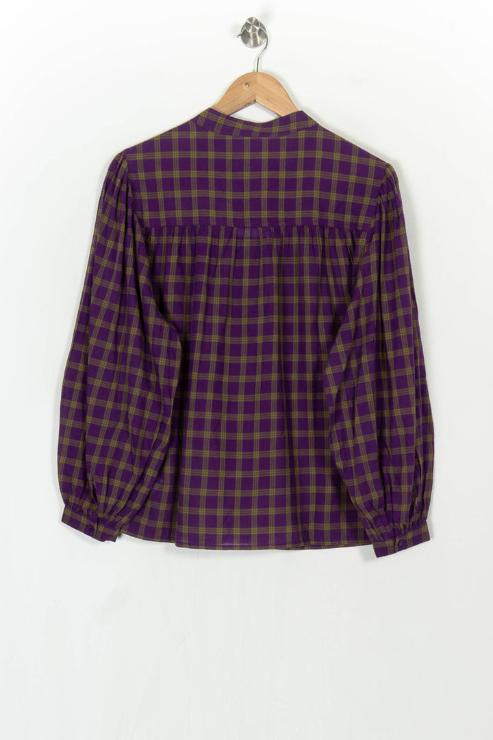 Chemise Violette et Verte - Taille S/36 de la marque Maison 123 | PARAD121767 - Vendu par Paradigme - Image 5