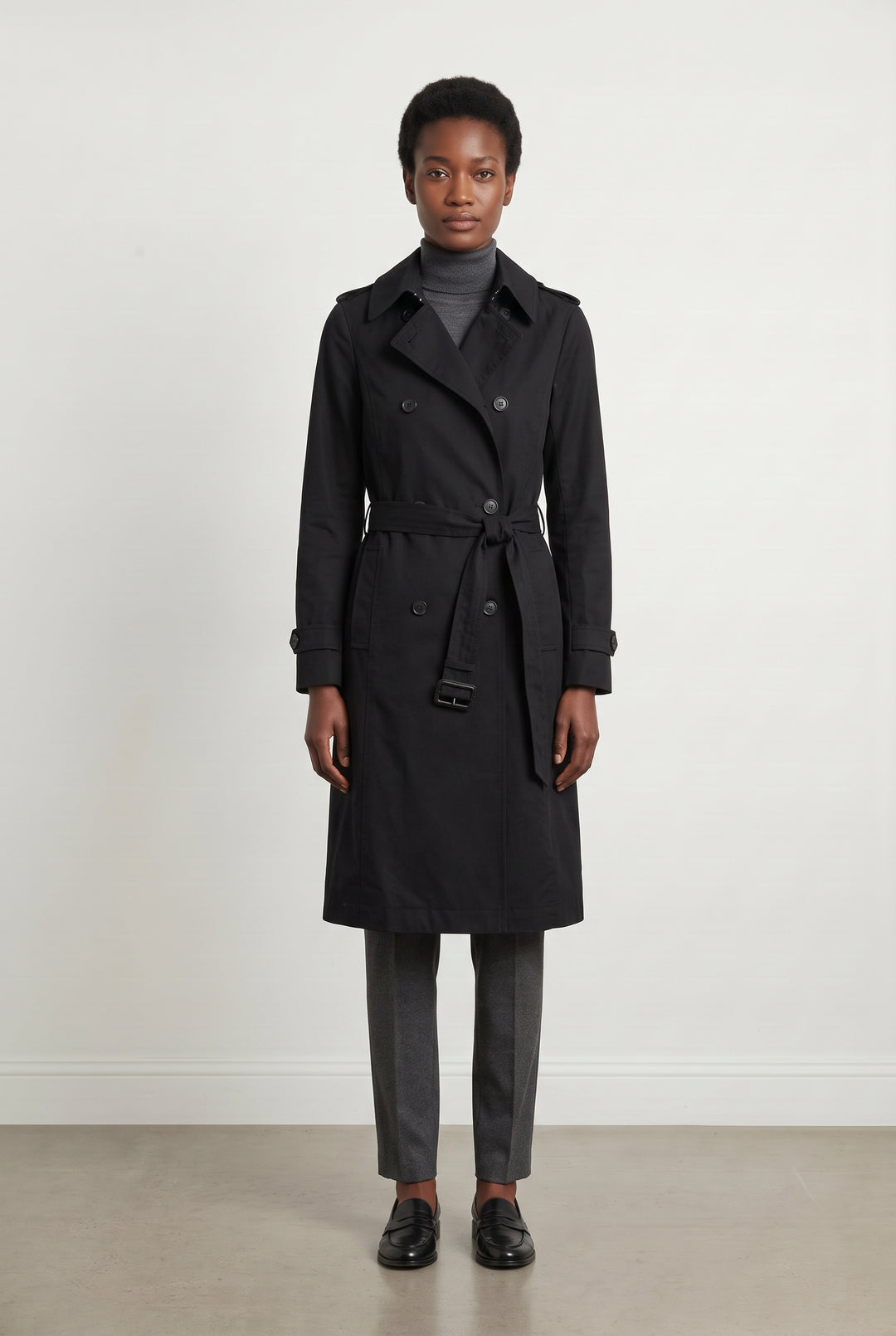 Trench Noir - Taille S/36 de la marque Comptoir des Cotonniers | PARAD121768 - Vendu par Paradigme - Image 1