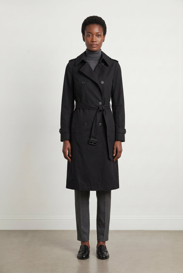Trench Noir - Taille S/36 de la marque Comptoir des Cotonniers | PARAD121768 - Vendu par Paradigme - Image 1