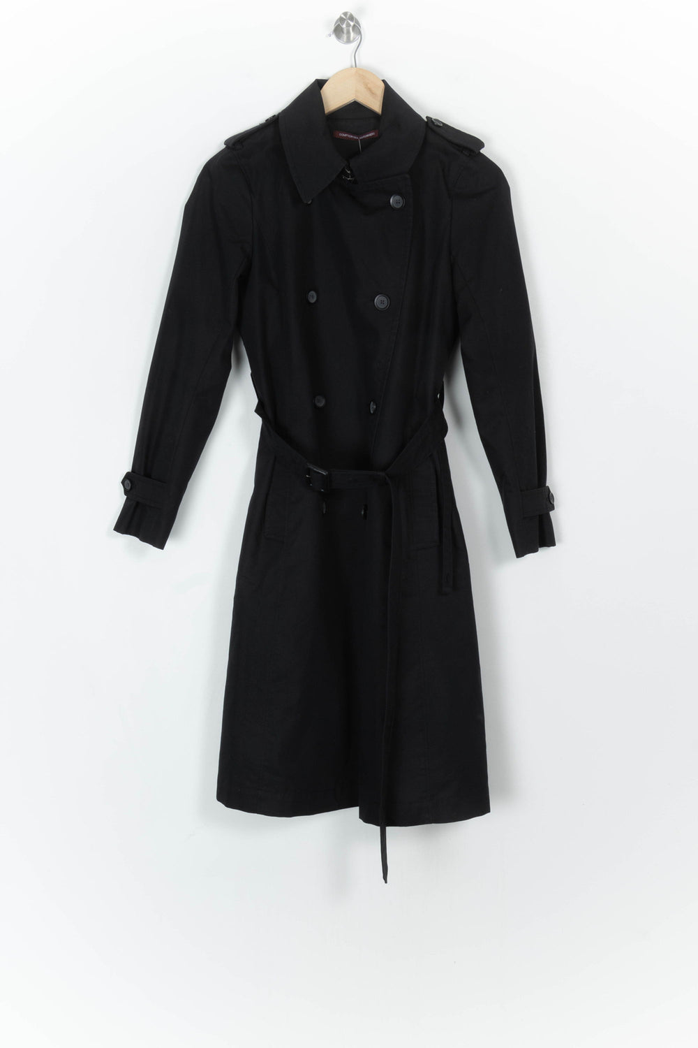 Trench Noir - Taille S/36 de la marque Comptoir des Cotonniers | PARAD121768 - Vendu par Paradigme - Image 2