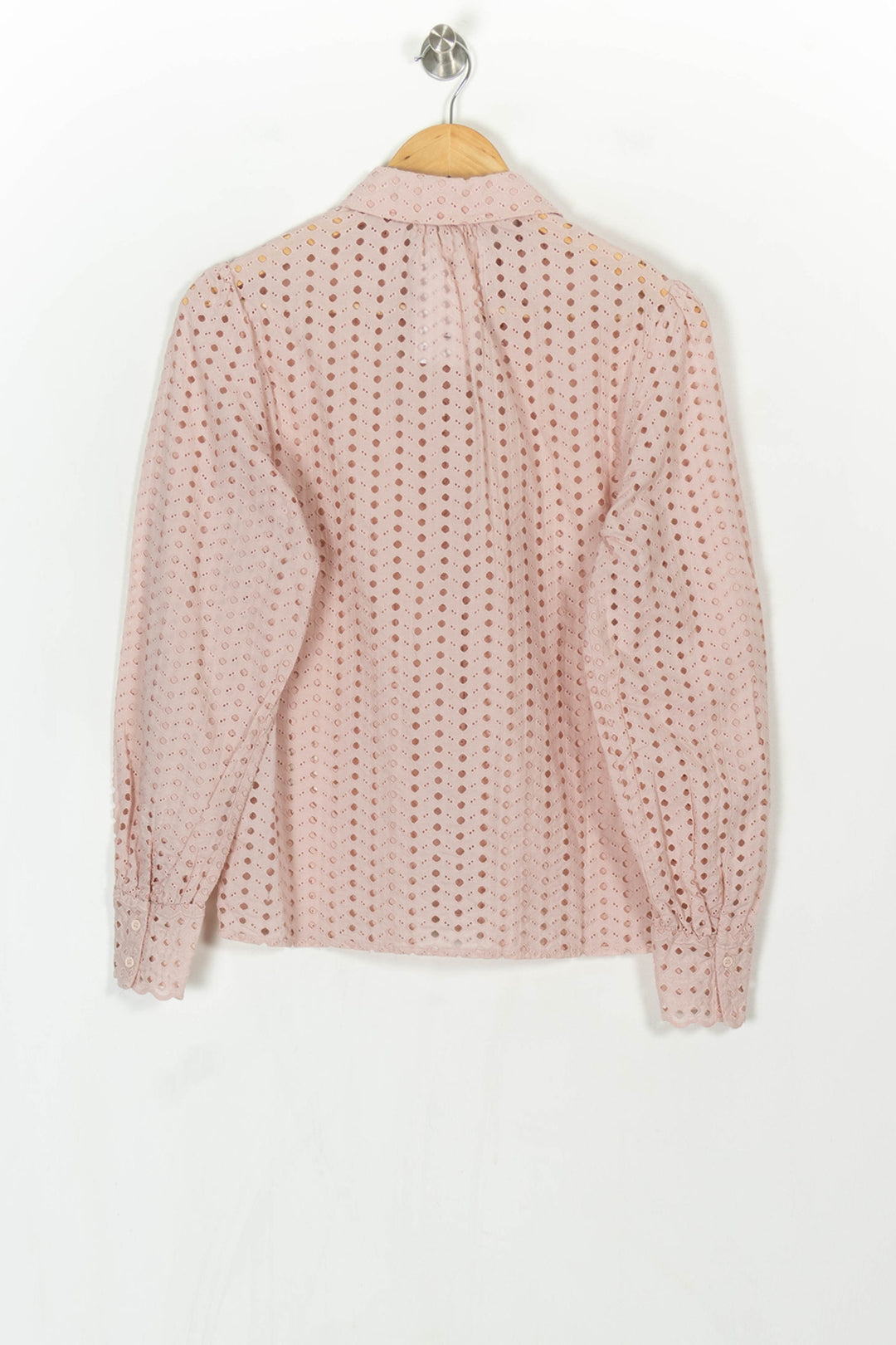 Blouse Rose - Taille L/40 de la marque Claudie Pierlot | PARAD121769 - Vendu par Paradigme - Image 5