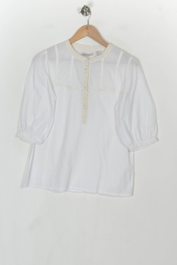 Blouse Blanche - Taille L/40 de la marque Maje | PARAD121770 - Vendu par Paradigme - Image 2