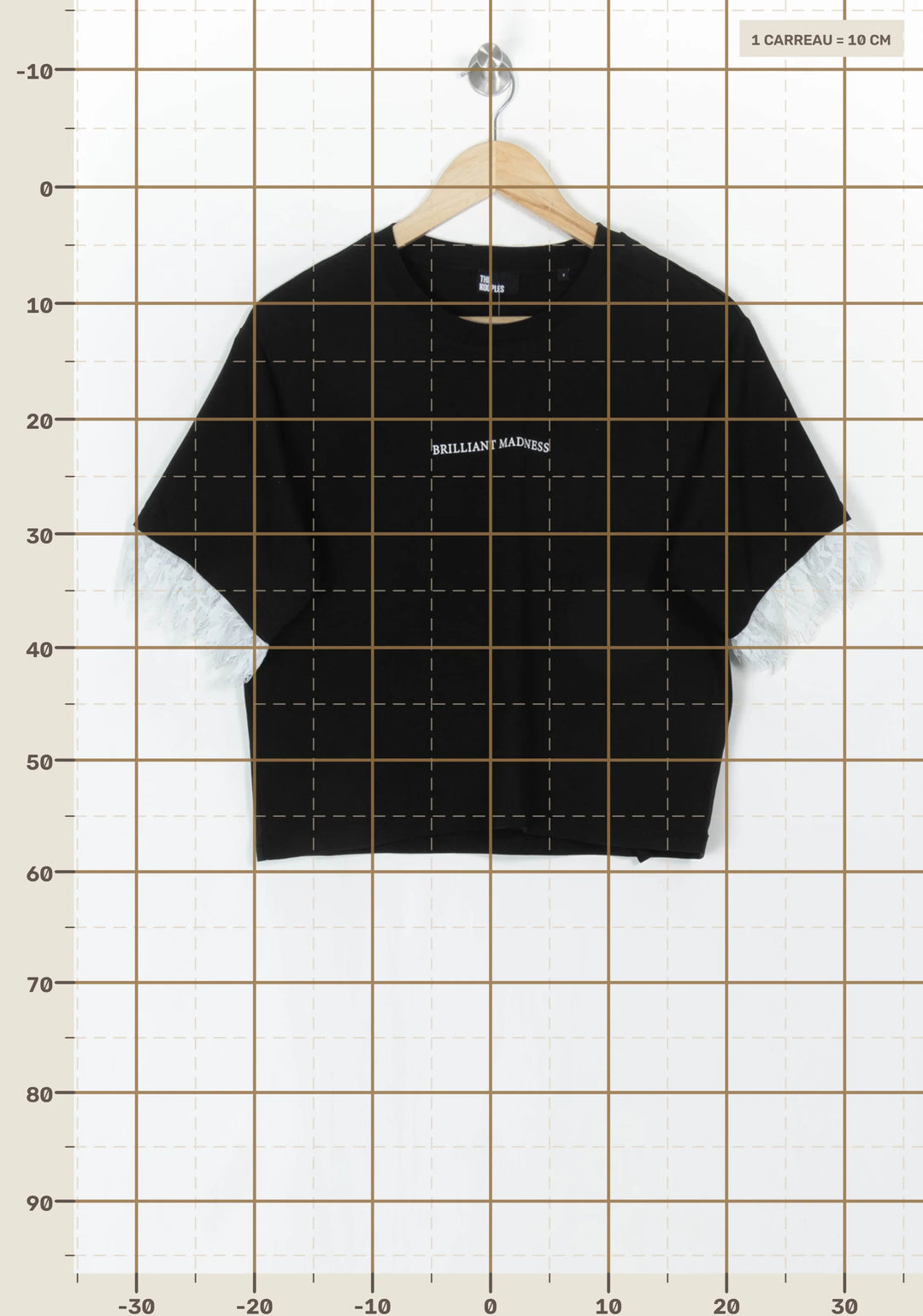 T-shirt Noir et Blanc - Taille M/38 de la marque The Kooples | PARAD121774 - Vendu par Paradigme - Image 4
