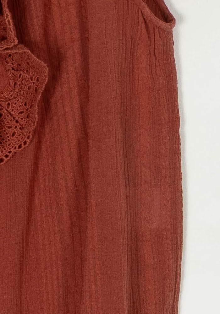 Blouse Bordeaux - Taille S/36 de la marque Sézane | PARAD121775 - Vendu par Paradigme - Image 3
