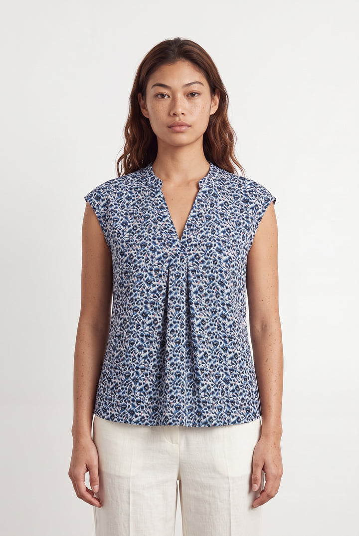 Blouse Bleu et Blanc - Taille S/36 de la marque Comptoir des Cotonniers | PARAD121779 - Vendu par Paradigme - Image 1