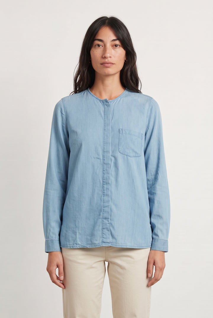 Chemise Bleu - Taille M/38 de la marque Comptoir des Cotonniers | PARAD121780 - Vendu par Paradigme - Image 1