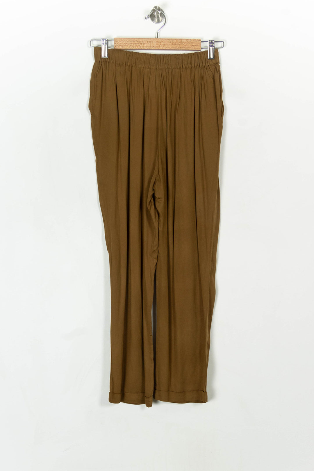 Pantalon Large Marron - Taille S/36 de la marque American Vintage | PARAD121782 - Vendu par Paradigme - Image 5
