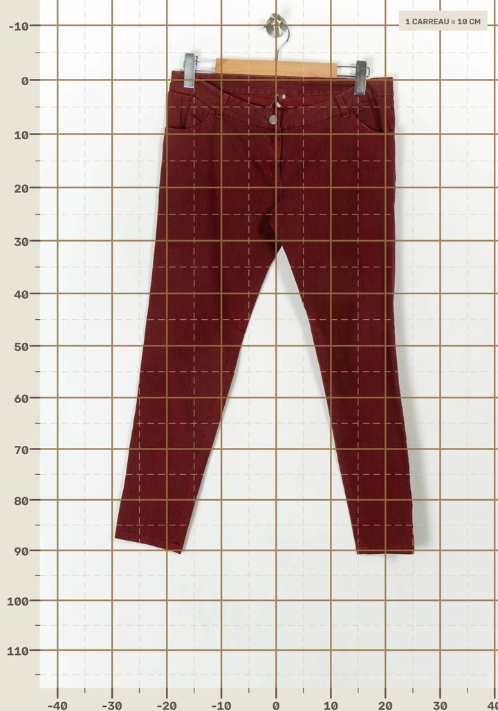 Jean Bordeaux - Taille L/40 de la marque IRO | PARAD121784 - Vendu par Paradigme - Image 4